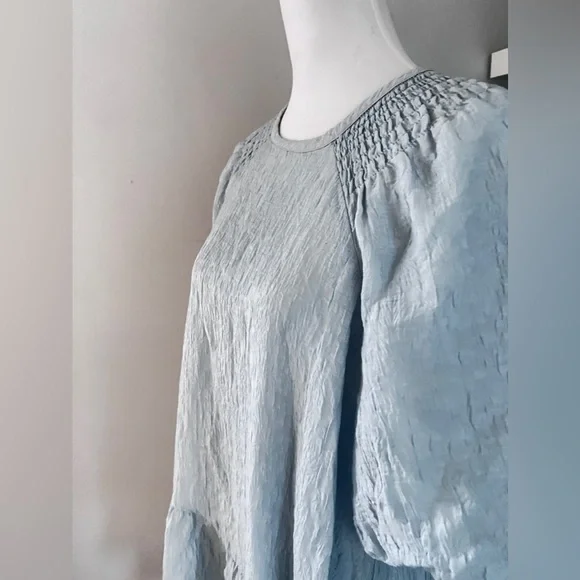 club monaco blue lace dress Monte Carlo Tie Dress